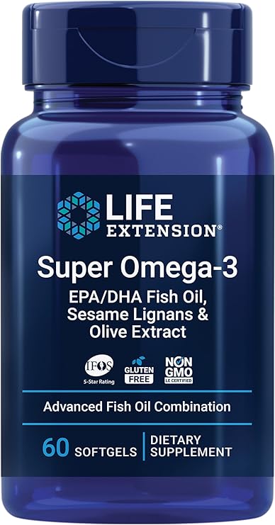 Super Omega-3 EPA/DHA – Life Extension 60 Softgels