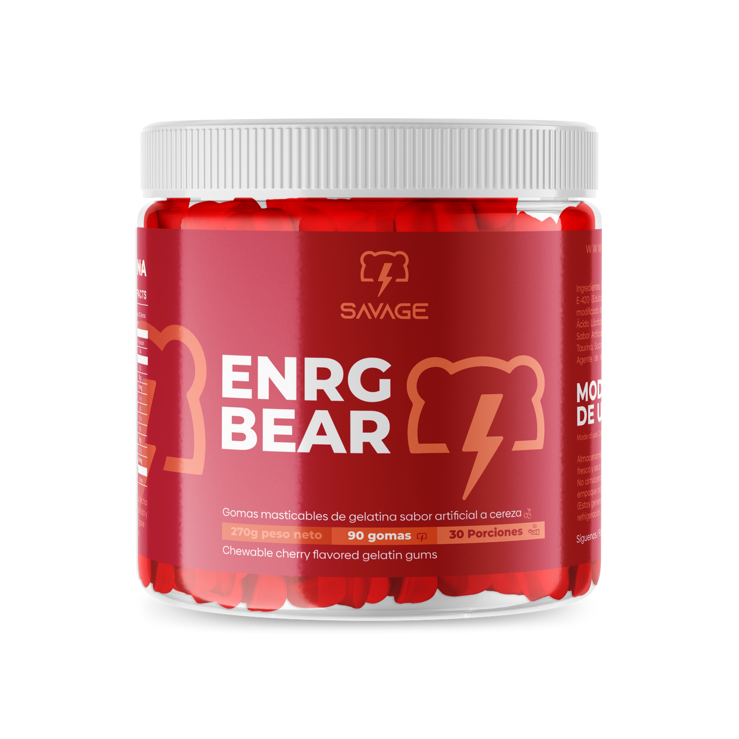 ENERGIZANTE NATURAL EN GOMAS